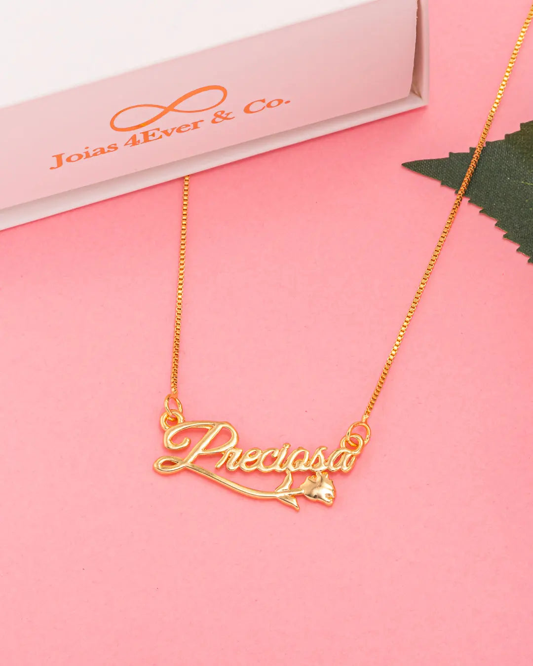 Colar Preciosa Banho de Ouro 18k Joias 4Ever & Co.