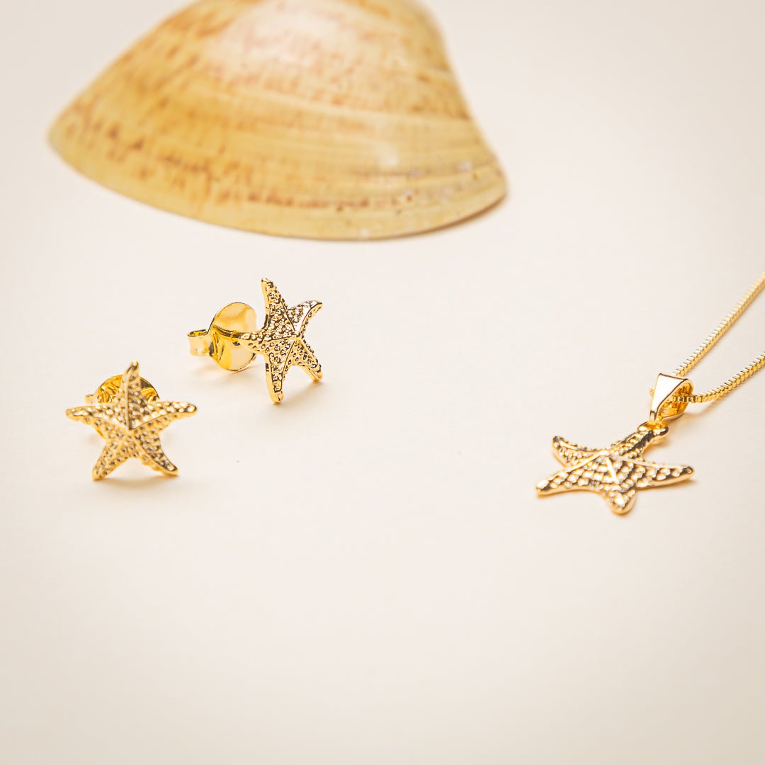 Conjunto Estrela do Mar Joias 4Ever & Co.